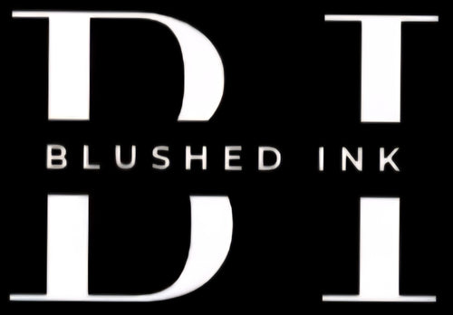 Blushed ink