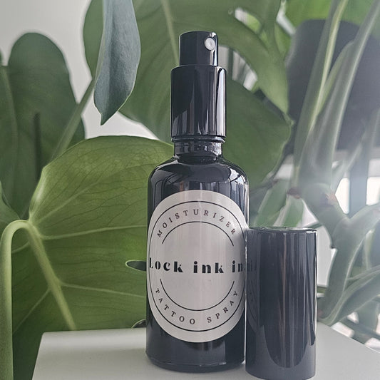 30 ml. black glass ink aftercare mist